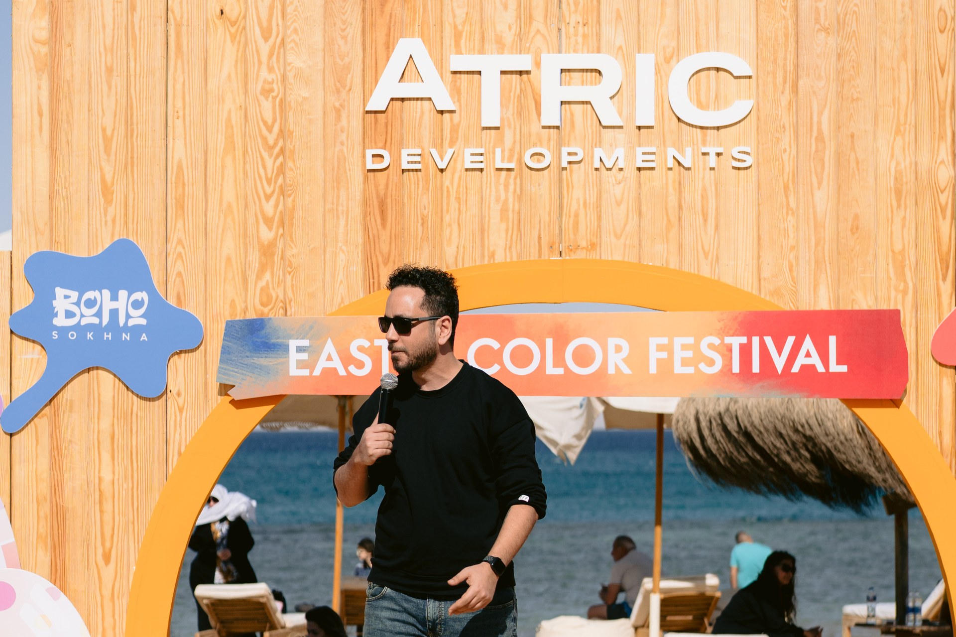 Host at the Easter Color Festival at BOHO Sokhna